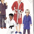 CUT Boys' Pajama Pant Robe Size M McCall's Sewing Pattern 2054 Retro Sleep Lounge Karate Outfit Set