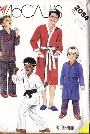 Womens mens boys nightshirt pajamas sewing pattern | eBay