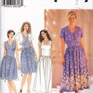 Women's Rockabilly Dress and Bolero Size 10-14 Uncut Simplicity 7649 Gathered Skirt Cropped Jacket