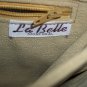 Tobacco Snakeskin Leather Clutch Purse Retro 70s Chic Femme Ladylike Handbag by La Belle Montreal