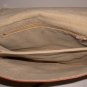 Tobacco Snakeskin Leather Clutch Purse Retro 70s Chic Femme Ladylike Handbag by La Belle Montreal
