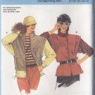 80s Women's Jacket Vest Size 8-16 Uncut Burda 6976 Edgy 80s New Wave Michael Jackson Thriller Pleats