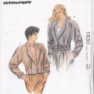 Retro Office Glam Jacket Size Xs-L Uncut Kwik Sew 1630 Vintage Power Pleats Raglan Cropped Jacket