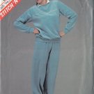 Retro 80s Women's Sweatsuit Sportswear Size 12-16 Uncut McCall's 8836 Jogging Running Sporty Casual