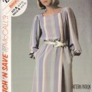 Feminine Chic Office Schoolteacher Dress Size 6-10 Uncut McCall's 8890 Stylish Retro Secretary Dress