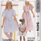 Sweet Princess Flower Girl Dress Size 8 Uncut McCall's 9474 Pleats Bows Ruffles Fancy Gathered Skirt