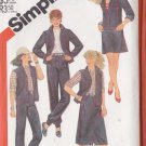 Women's Western Cowboy Denim Separates Size 12 Uncut Simplicity 5550 Retro Jeans Skirt Jacket Vest