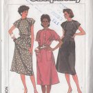 Ladylike Office Chic Schoolteacher Dress Size 8-12 Uncut Simplicity 6905 Classy 80s Secretary Dress