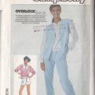 80s Knit Separates Jogging Suit Size 6-10 Uncut Simplicity 7851 Sporty Active Wear Aerobics Sweats