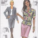 Ladylike Peplum Jacket Skirt Suit Size 8-18 Uncut Burda 3453 Office Chic Stylish Professional Wear