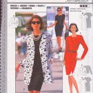 Feminine Duster Coat Sheath Dress Size 12-22 Uncut Burda 3456 Afternoon Tea Stylish Ladylike Chic