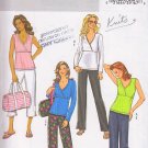 Stylish Yoga Pilates Lounge Wear Size L-XL Uncut Butterick 4404 Sporty Comfort Knit Zen Lifestyle