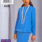 Sophisticated Blouson Top Straight Skirt Size 12-16 Uncut Butterick 4131 Classic Ladylike Elegance