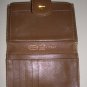 Cream Speckled Brown Suede Calf Leather Kisslock Wallet Elegant Mod Classic Borbonese Redwall Italy