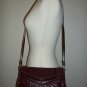 Burgundy Wine Vintage Etienne Aigner Envelope Purse Indie Retro Boho Trendy Stylish Crossbody Bag