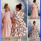 Princess Flower Girl Dress Size 4-6 McCall's Sewing Pattern 9235 Basque Waist Ruffles Frills Bows