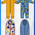Infants' Bunting Hat Romper Set Size XXS-L Simplicity Sewing Pattern 5852 Cozy Fleece Charming Toque