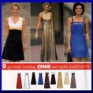 Design Your Own Evening Gown Size 16-20 Uncut Simplicity 7510 Trendy Sexy Empire Waist Flared Skirt
