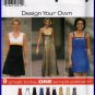 Design Your Own Evening Gown Size 16-20 Uncut Simplicity 7510 Trendy Sexy Empire Waist Flared Skirt