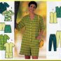 Chic Jumpsuit Top Vest Pants Shorts Plus Size 18W-24W Uncut Simplicity 7673 Flattering Full Figure