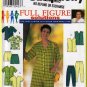 Simple Top Vest and Jumpsuit Plus Size 26W-32W Uncut Simplicity 7673 Mary Duffy Full Figure Solution