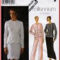 Scalloped Hem Fitted Jacket and Skirt Suit Size 12-16 Uncut Simplicity 8519 Feminine Elegant Stylish