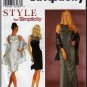 Glamorous Evening Dress Skirt and Wrap Size 6-16 Uncut Simplicity 8840 Fancy Formal Sweetheart Yoke