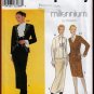 Elegant Skirt Suit and Blouse Size 4-10 Uncut Simplicity 8847 Cascading Jabot Collar Ruffled Sleeves
