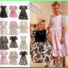 Girls' Puffy Princess Dress Size 3-6 Simplicity Sewing Pattern 8967 Pretty Skirt Gathers Ruffles