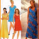 Basic Pullover Scoop Neck Dress Sz 8-18 Uncut Simplicity 9691 Effortless Casual Long or Short Dress