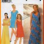 Basic Pullover Scoop Neck Dress Sz 8-18 Uncut Simplicity 9691 Effortless Casual Long or Short Dress