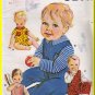 Infants' Babies' Coveralls Overalls Sz S-L Vintage Kwik Sew Sewing Pattern 444 Stretch Knit Fabric