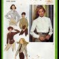 CUT Women's Retro Ladylike Feminine Blouses Size 10 Simplicity 9138 Vintage Secretary Button Shirts