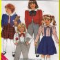 CUT Charming Retro School Girls' Uniform Size 5-6x Butterick 3439 Child's Formal Jacket Blouse Skirt