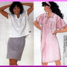 Retro 80s Knit Wear Separates Sz 12-16 Uncut McCall's 9521 Dress Skirt and Top Bubblegum Vintage Set