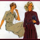 Vintage Secretary Schoolteacher Pleated Dress Sz 14 Uncut Style Sewing Pattern 2564 Bias Neck Tie