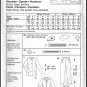 Elegant Basic Women's Office Pantsuit Sz 8-16 Uncut Burda 2682 Button or Zipper Front Collar Jacket