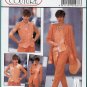 Chic Women's Three Piece Pant Suit Sz 10-20 Uncut Burda 4287 Ladylike Feminine Vest Business Attire