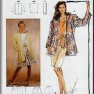 Simple Basic Women's Outfit Ensemble Sz 10-20 Uncut Burda 4820 Cardigan Jacket Top Shorts Skirt Sash