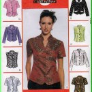 Chic Princess Seamed Women's Tops Size 12-16 Uncut McCall's 2037 Mandarin Wing Collar Simple Basics