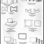 Home Dec Pillow Cushion Essentials McCall's Sewing Pattern 7529 Shams Neckroll Neck Pillow Wedge