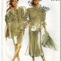 Women's Retro Knit Sweatshirt and Skirt Sz 8-18 Uncut New Look 6010 Loose Simple Stretch Separates