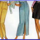 Elegant Women's Trousers Pants Skirt Sz 8-18 Uncut New Look 6537 Chic Stylish Notched V-front Darts