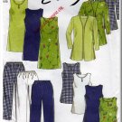 Easy Simple Women's Casual Separates Sz 8-18 Uncut New Look 6627 Mod Basic Pants Dress Tunic Jacket