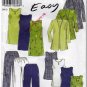 Easy Simple Women's Casual Separates Sz 8-18 Uncut New Look 6627 Mod Basic Pants Dress Tunic Jacket