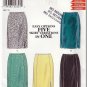 Alluring Slits Women's Skirts in 5 Styles Sz 8-18 Uncut New Look 6809 Narrow Waistband Slim Darts