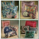 Home Dec Design Decorated Pillows Simplicity Sewing Pattern 9243 Ruffled Flanged Shams Cushions