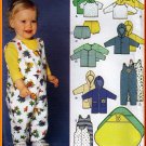 Warm Babies' Layette Set Sz XXS-L Simplicity Sewing Pattern 9275 Hoodies Rompers Jacket Blanket