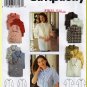 Women's Classic Blouses and Button Front Shirts Sz 12-16 Uncut Simplicity 9818 Cotton Poplin Gingham