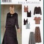 Fancy Evening Gala Skirt and Twinset Sz 10-16 Uncut Simplicity 9948 Jessica McClintock Collection